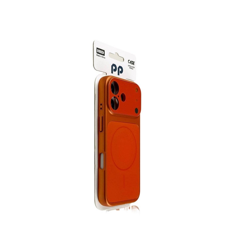 PC MagSafe Case for iPhone 17 / 17 Air / 17 Pro / 17 Pro Max with Drop Protection and Strong Magnetic plus Shockproof plus Full Coverage plus Scratch Resistant in Star Orange - ModaStar - Image 1