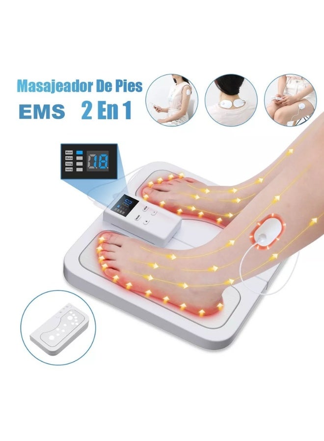 general NEW Foot Massager EMS & TENS Nerve Muscle Circulation Massage Electric Foot Stimulator Improve Circulation Feet Legs Circulation - Image 1