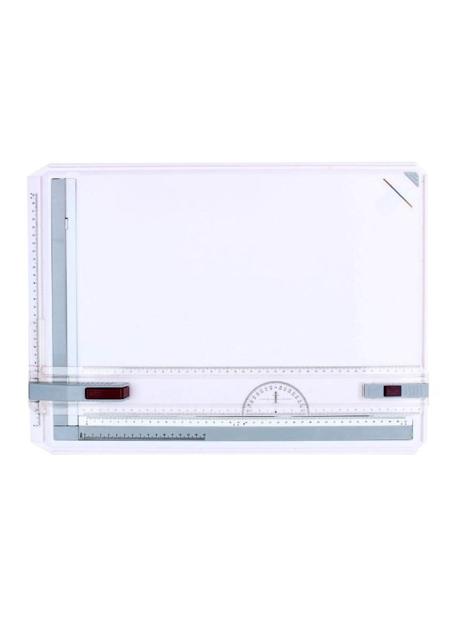 Mordely A3 Drawing Table Board, Adjustable Measuring System Angle Parallel Motion Drawing Board - Image 3