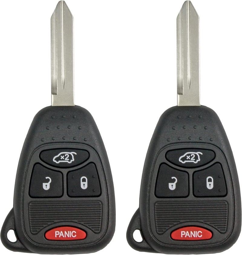 Keyless2Go Keyless Entry Remote Car Key Replacement - 2 Pack - Image 1