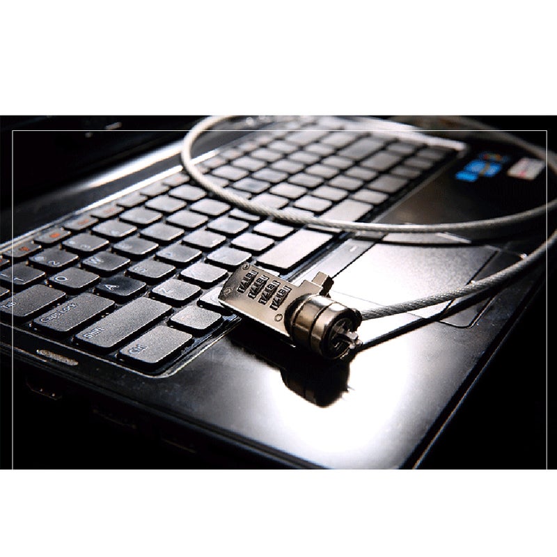 Laptop Coded Lock Intelligent Anti-theft Security Lock 1.2m High Quality Wire Rope Alloy Computer Lock - Image 5
