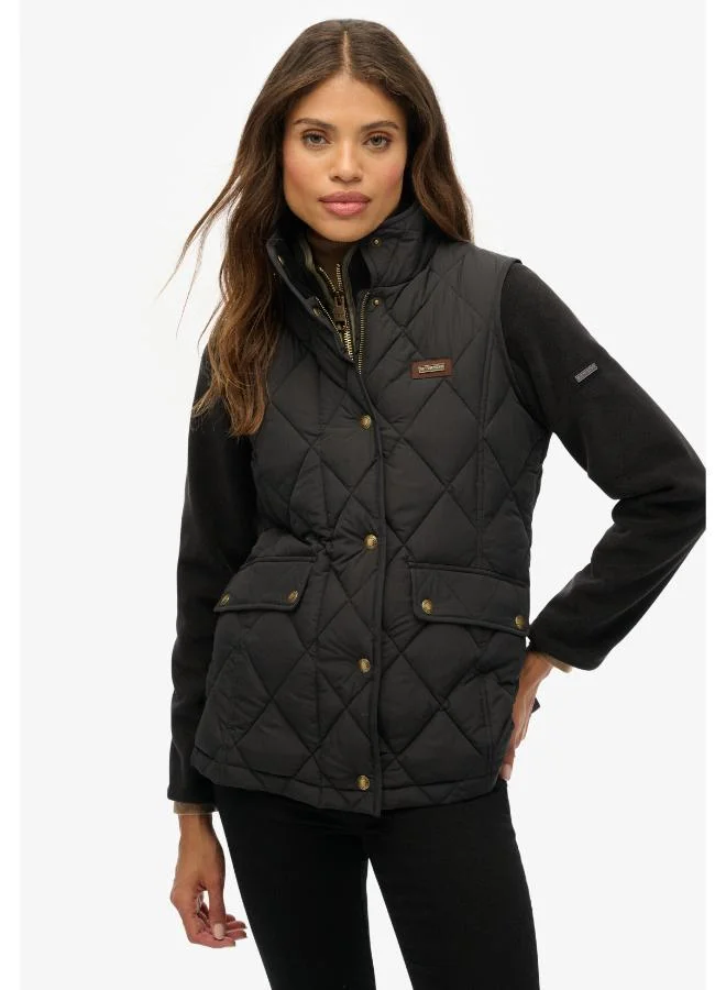 Cord Trimmed Liner Gilet