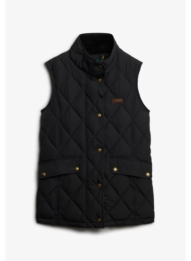 Superdry  Cord Trimmed Liner Gilet for Women | Best Price UAE