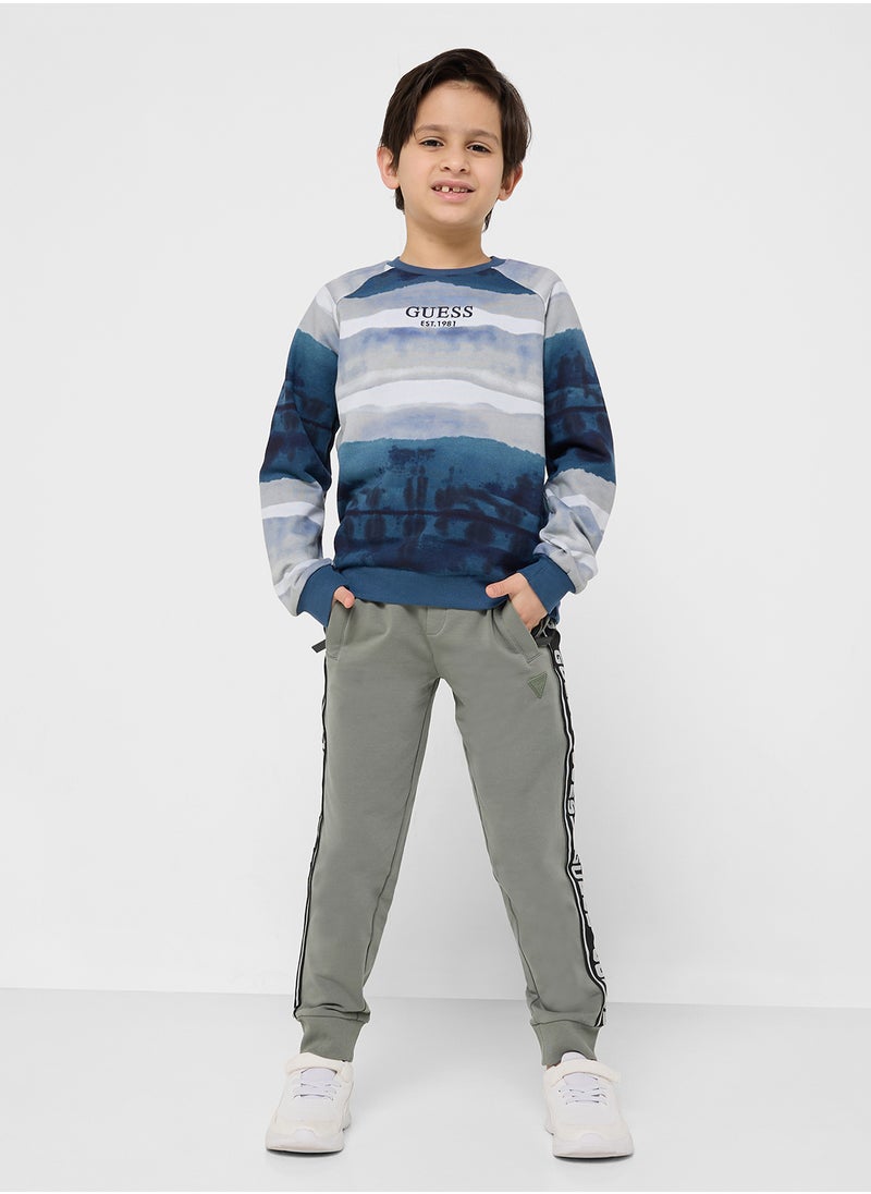 GUESS Kids Logo Detail T-Shirt  - Image 4