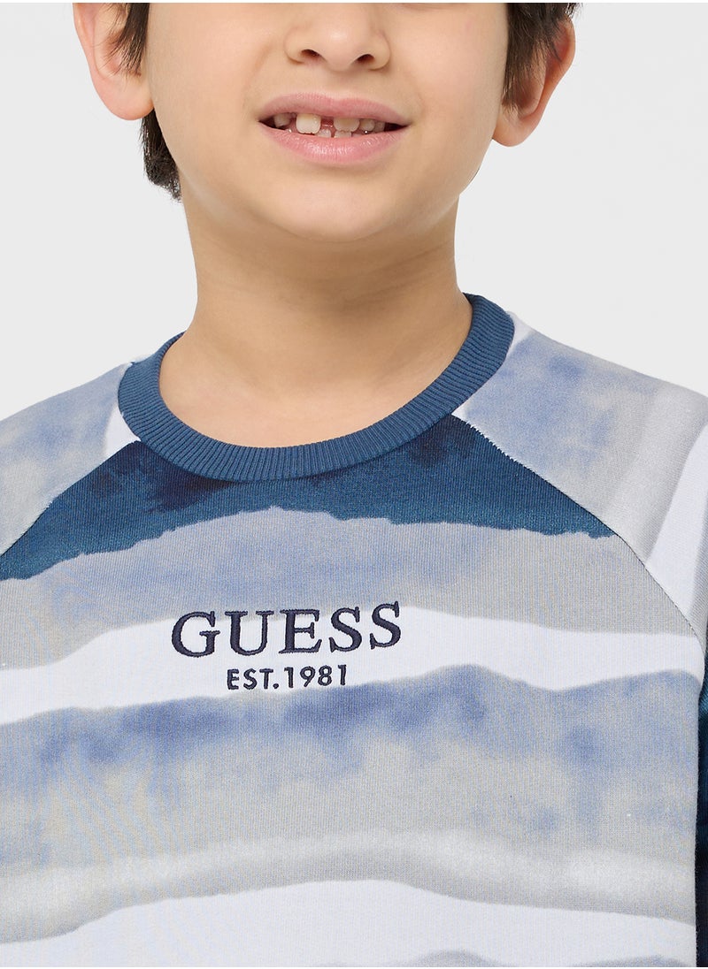 GUESS Kids Logo Detail T-Shirt  - Image 3