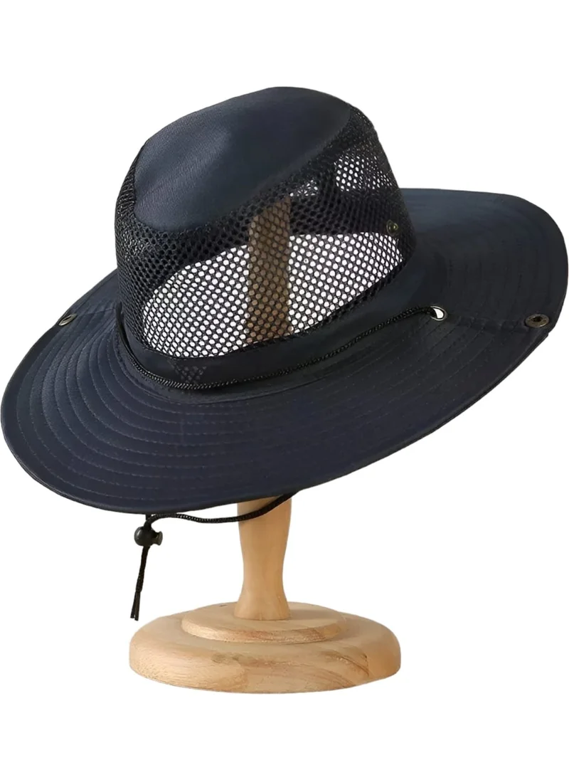 تيزجيلسين Net Safari Hat with Non-Flagging Pattern