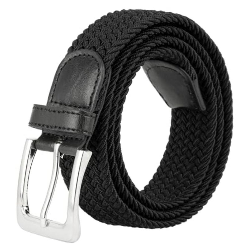 Canvas Elastic Fabric Woven Stretch Multicolo Braided Belts - Image 5