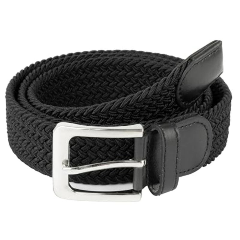 Canvas Elastic Fabric Woven Stretch Multicolo Braided Belts - Image 2