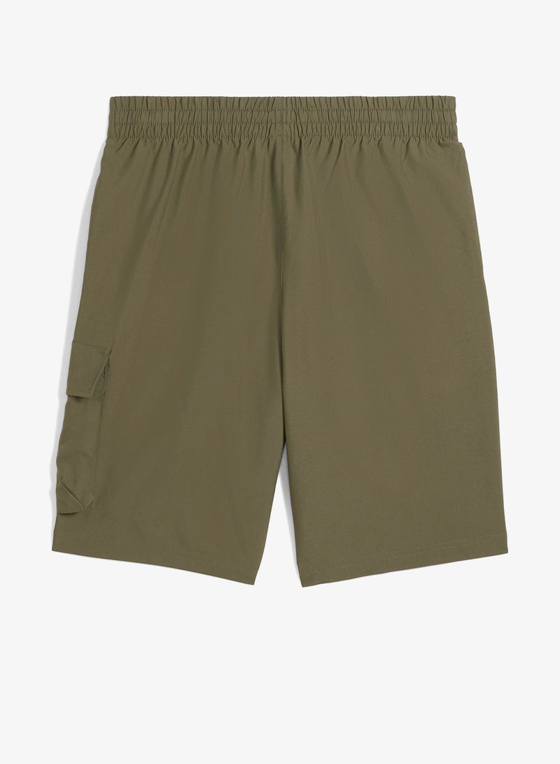 PUMA 9" Essential No. 1 Logo Woven Cargo Shorts - Image 5