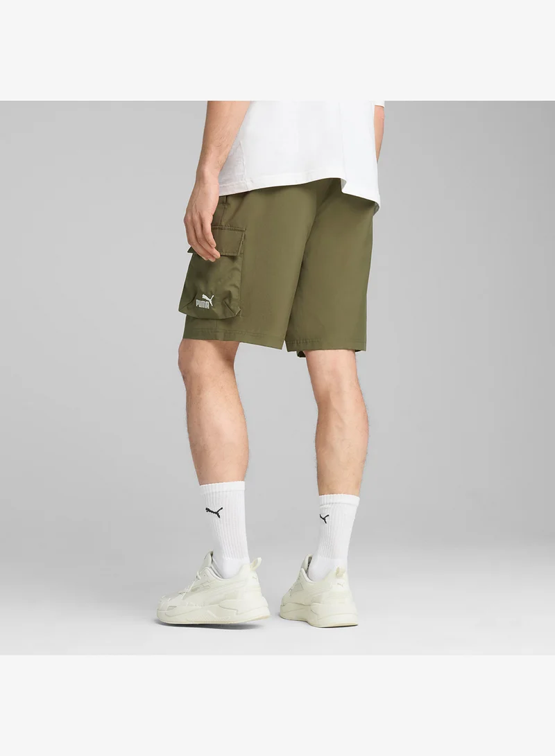 PUMA 9" Essential No. 1 Logo Woven Cargo Shorts