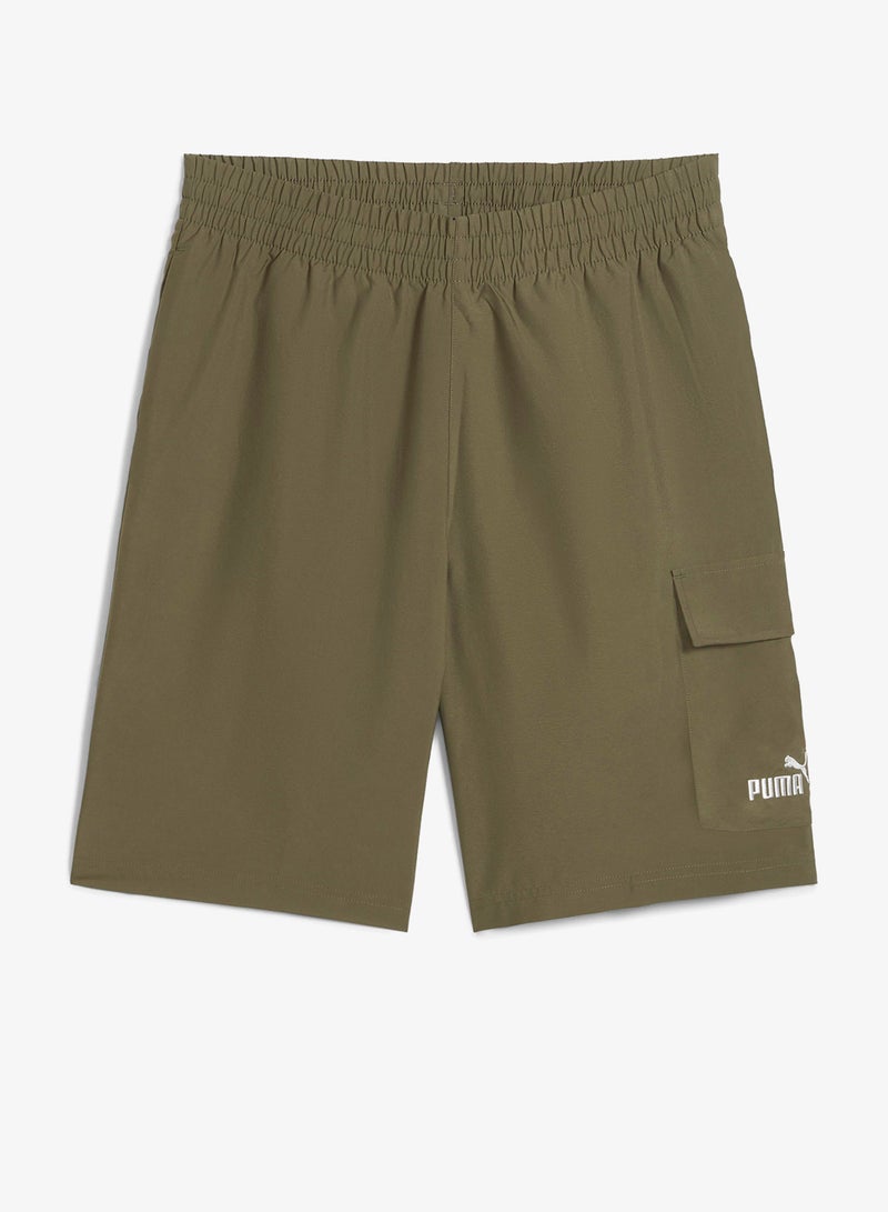 PUMA 9" Essential No. 1 Logo Woven Cargo Shorts - Image 4