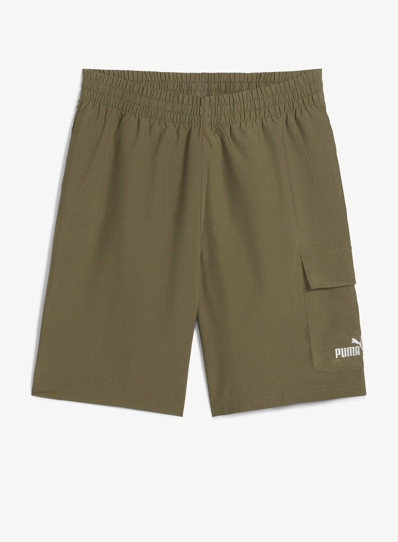 PUMA 9" Essential No. 1 Logo Woven Cargo Shorts - Image 4