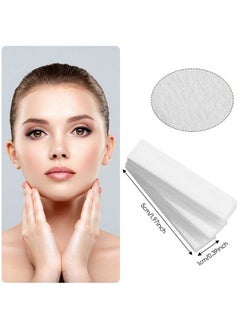 Maitys 400 Pieces Eyebrows Wax Strips Eyebrow Hair Removal Wax Paper Facial Waxing Strips For Women Girls Men Eyebrow Body Face Lip (0.39 X 1.97 Inch) 400 Count (Pack Of 1)  - Image 3