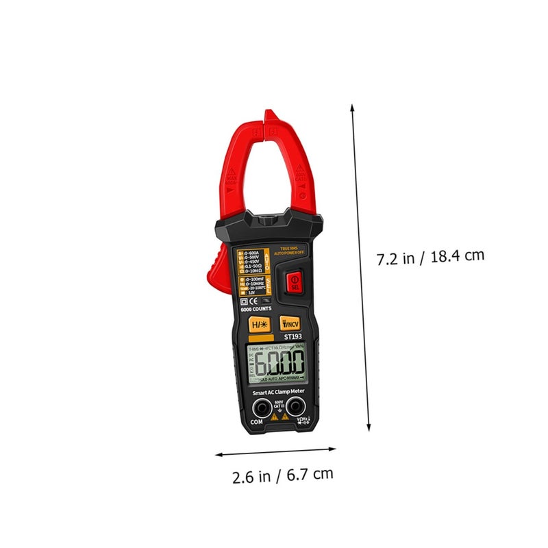 Healifty Digital Clamp Meter St193 Auto-ranging Smart Multimeter for Electrical Repair with Ac/dc Voltage Current Test, Portable Clamp-Type Tester Without Battery for Home and Industrial - Image 2