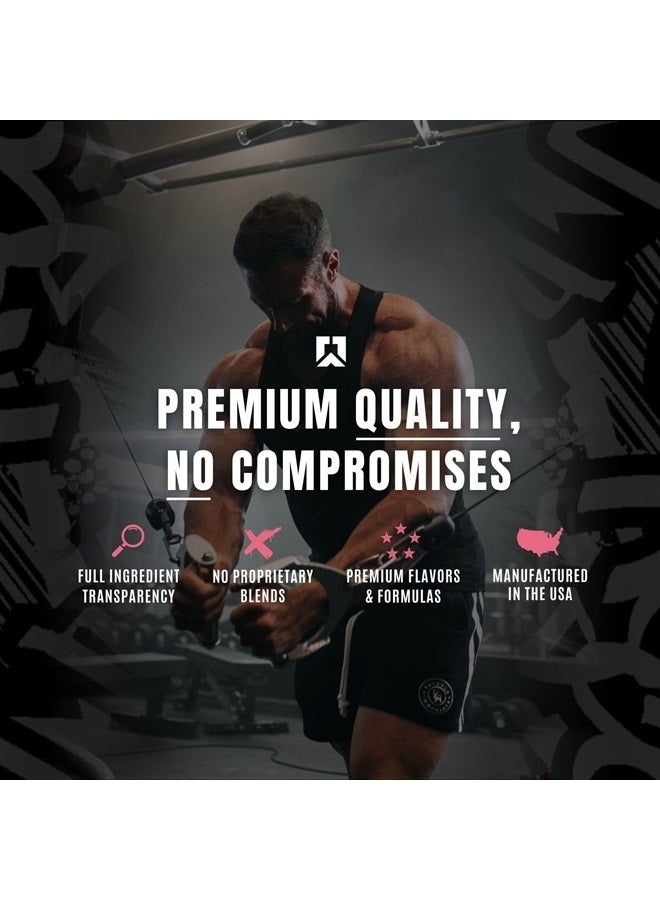 RYSE Up Supplements Noel Deyzel x Godzilla Pre Workout | Intense Pumps, Energy, & Focus | Citrulline & Beta Alanine | 400mg Total Caffeine | 40 Servings (Strawberry Kiwi) - Image 5