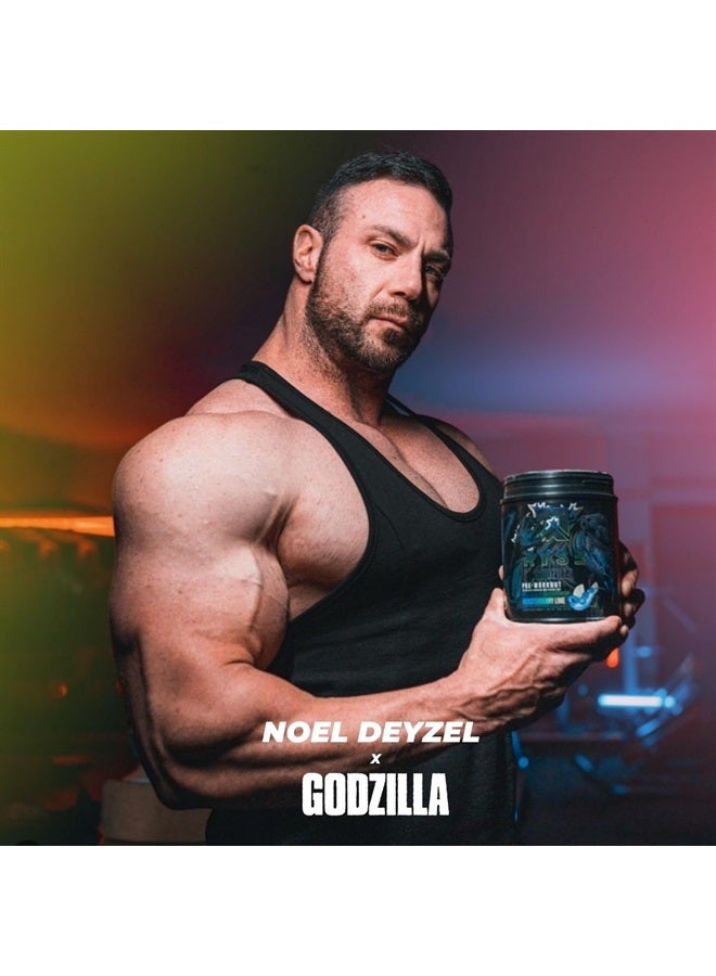 RYSE Up Supplements Noel Deyzel x Godzilla Pre Workout | Intense Pumps, Energy, & Focus | Citrulline & Beta Alanine | 400mg Total Caffeine | 40 Servings (Strawberry Kiwi) - Image 3