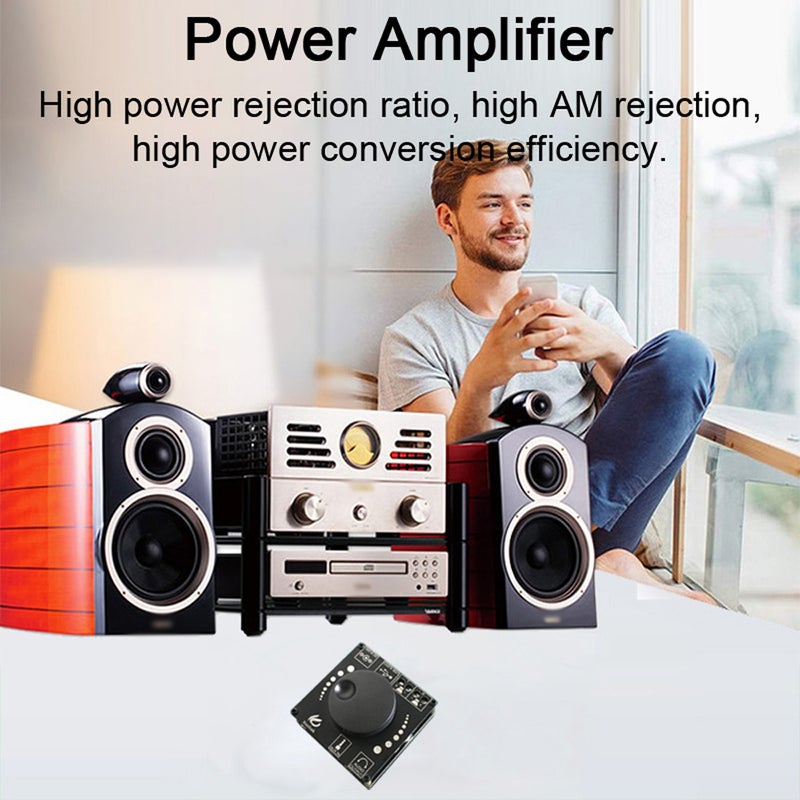 Mini 20W+20W BT 5.0 Wireless Audio Digital Power Amplifier Mobilephone Control Stereo Board Amp Dual Channel Amplificador - Image 2