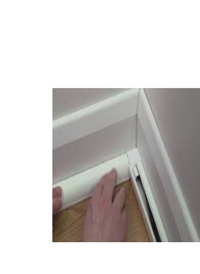 KNP KNP Electrical PVC Floor Trunking 15mm x 50mm is designed to provide a robust and sleek solution for concealing and managing electrical cables.  - Image 3