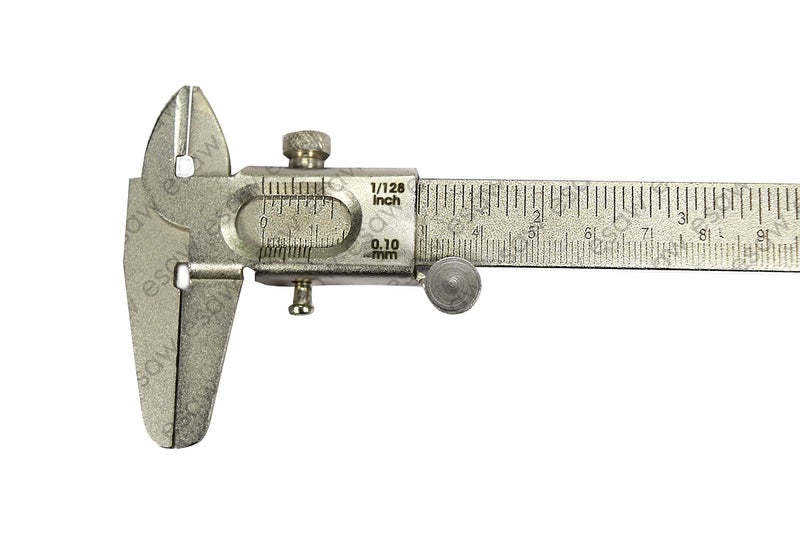 ESAW Vernier Caliper with Fine Wheel Measurement (Economic) 125mm/ 12.5cm/ 5inches, Inside, Outside and Depth Jaws for Measurement of Any Objects - Image 5