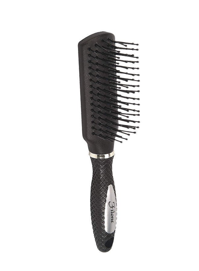 NIBEMINENT Handy Purse Size Hair Brush Black 1.2inch