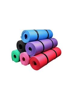 SportQ SportQ 10mm Thick Non-Slip Yoga Mat with Attached Strap, Latest Quality Practice, Pilates, Yoga and Many Other Home Exercises  - Image 3