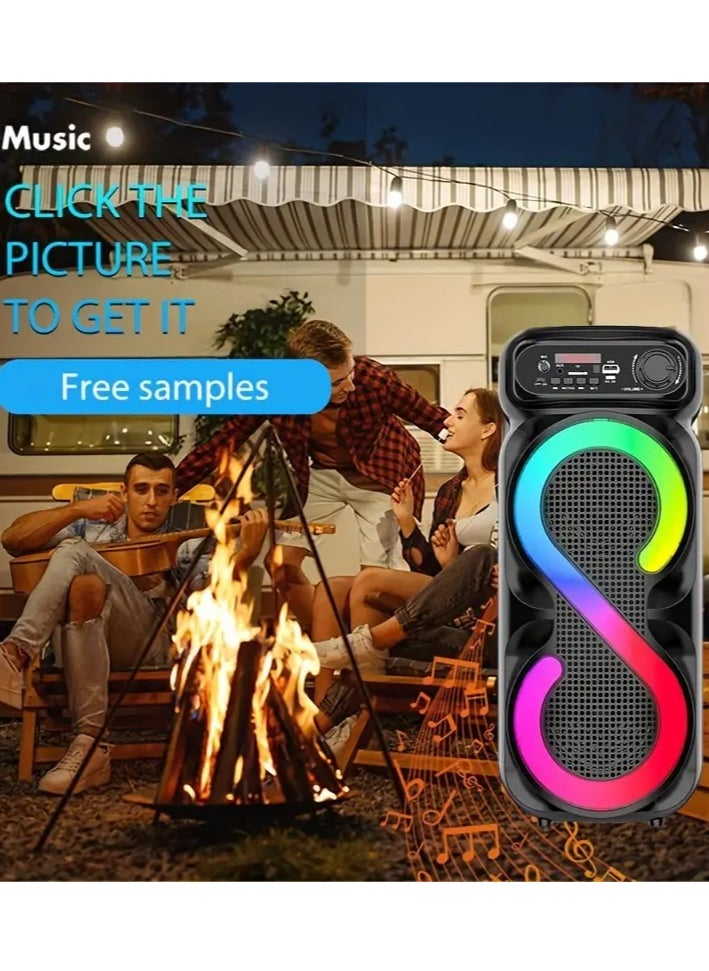 singe - Wireless Bluetooth Speaker, Stereo Sound, FM Radio, TF Memory, USB Input, Mic Input rechargeable - Image 1