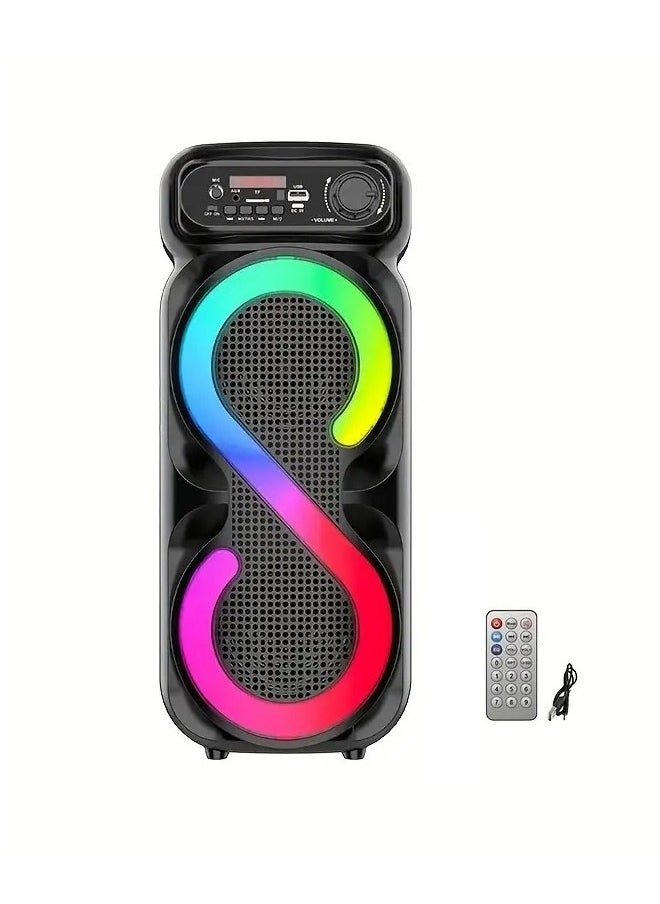 singe - Wireless Bluetooth Speaker, Stereo Sound, FM Radio, TF Memory, USB Input, Mic Input rechargeable - Image 1