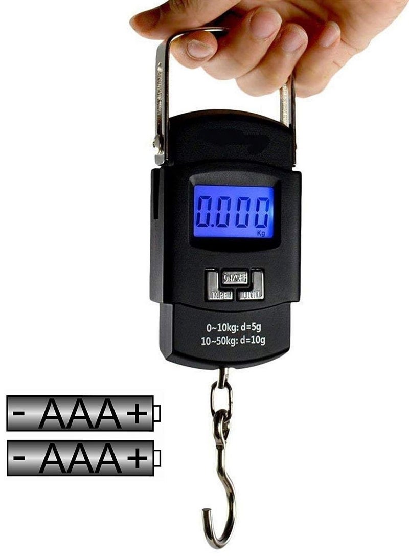 Heavy Duty Portable Hook Weighing Machine Digital Type Manual Weight Scale for Home, Kitchen, Traveling  - Image 3