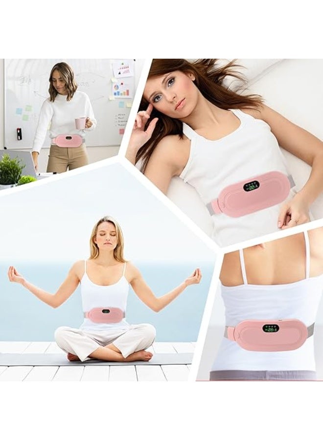 Cordless Menstrual Heating Pad & Massage Belt - Soothing Heat and Vibration for Abdominal Pain Relief - Practical & Easy-to-Use for Daily Comfort - Image 2