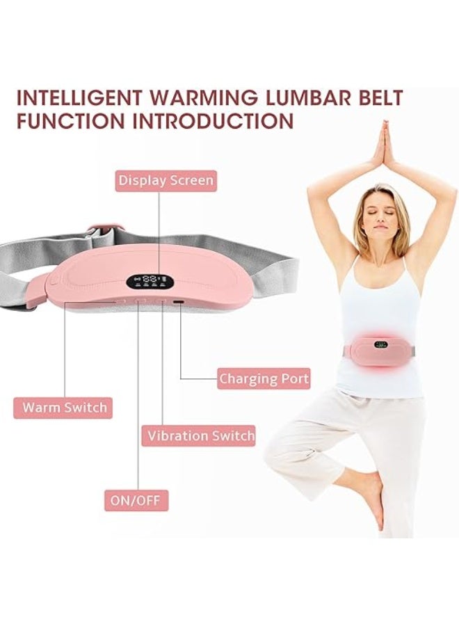 Cordless Menstrual Heating Pad & Massage Belt - Soothing Heat and Vibration for Abdominal Pain Relief - Practical & Easy-to-Use for Daily Comfort - Image 5