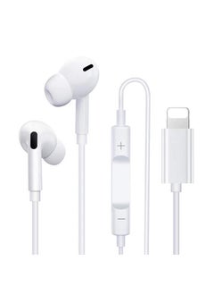 Wired Noise-Canceling Earbuds for iPhoneX Type-C White Apple interface (pop-up window)