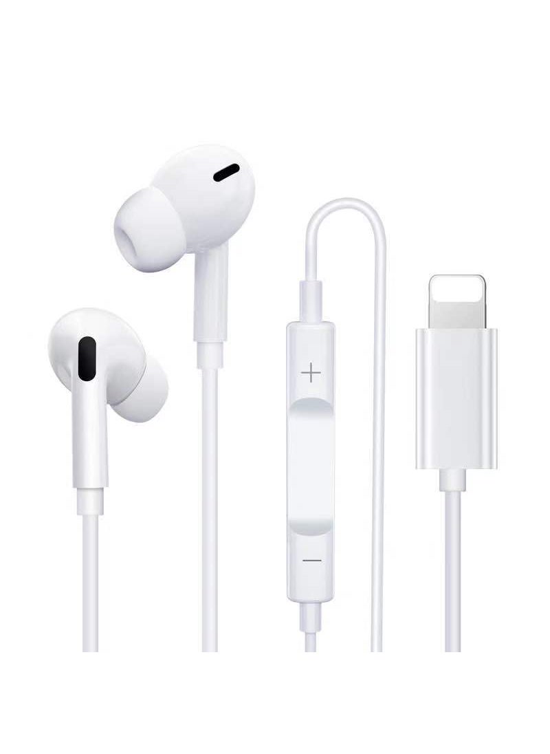 Generic - Wired Noise-Canceling Earbuds for iPhoneX Type-C White Apple interface (pop-up window) - Image 1