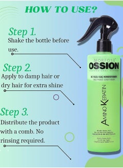 MORFOSE Morfose Ossion Two Phase Keratin Conditioner 400ml - Ultimate Hair Repair  - Image 3