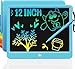 TEKFUN LCD Writing Tablet for Kids Boys Toys 12 Inch Erasable Doodle Board Colorful Doodle Pad Mess Free Coloring Board Games Toys Gifts for Toddlers Boys Adults Blue - Image 3