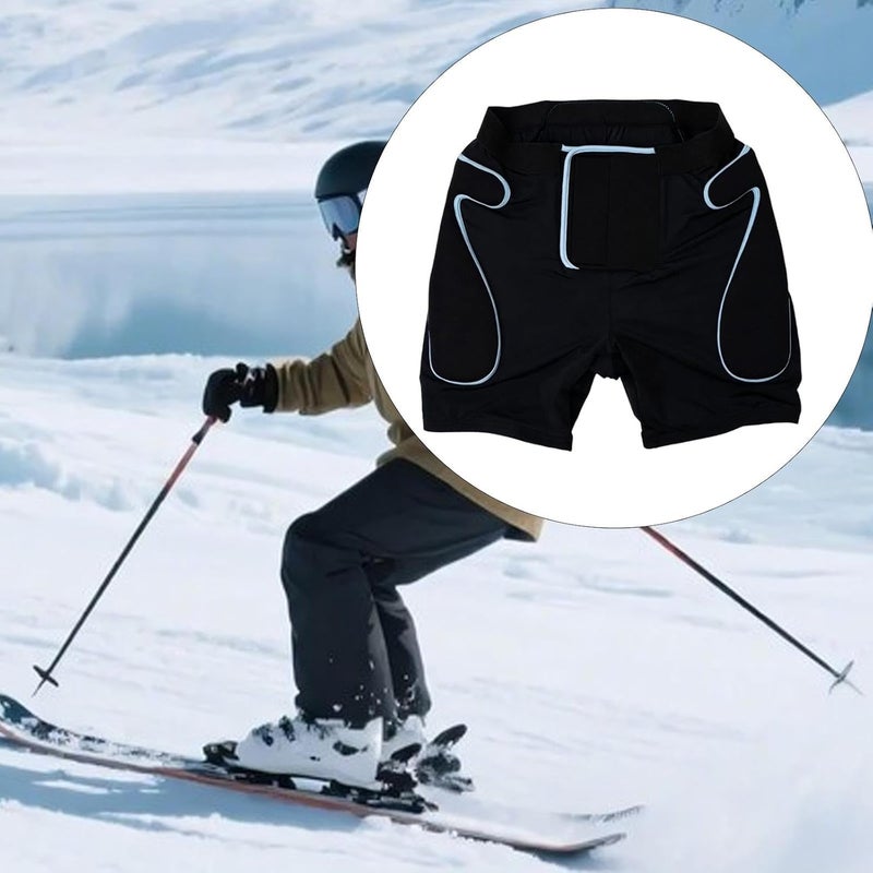 Generic Protective Padded Shorts for Skating Hip Butt Tailbone Pad Reinforced Suitable for Skiing Snowboarding Men Women Adults - Image 5