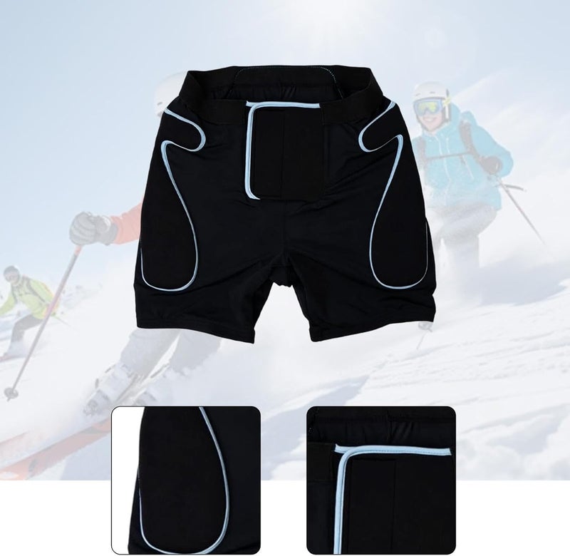 Generic Protective Padded Shorts for Skating Hip Butt Tailbone Pad Reinforced Suitable for Skiing Snowboarding Men Women Adults - Image 2