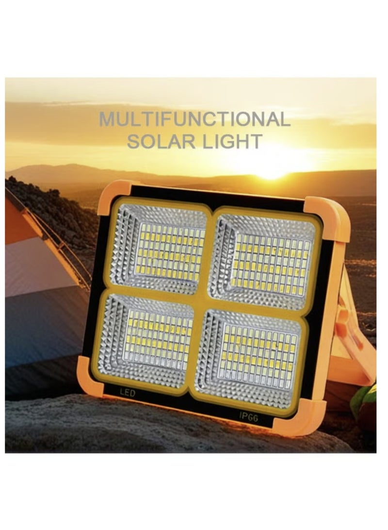 Solar Emergency Lighting, Three-Color Automatic Charging, Outdoor Waterproof Camping Lights, Portable Household Mobile Solar Lights - Image 1