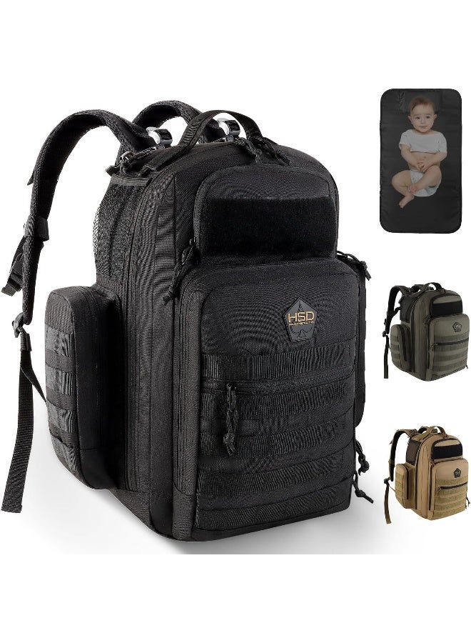HighSpeedDaddy HSD Diaper Bag Backpack + Changing Pad - Image 1