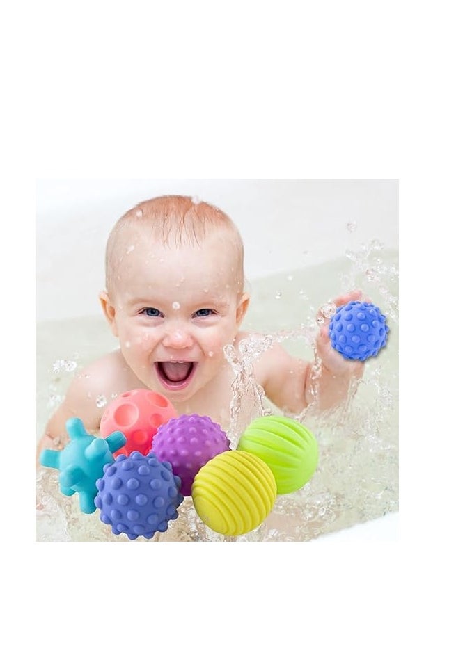 Generic Soft Balls For ChildrenS Toys 6 Balls To Stimulate The Sense Of Touch And Play In The Bathroom (Completely Safe)  - Image 3