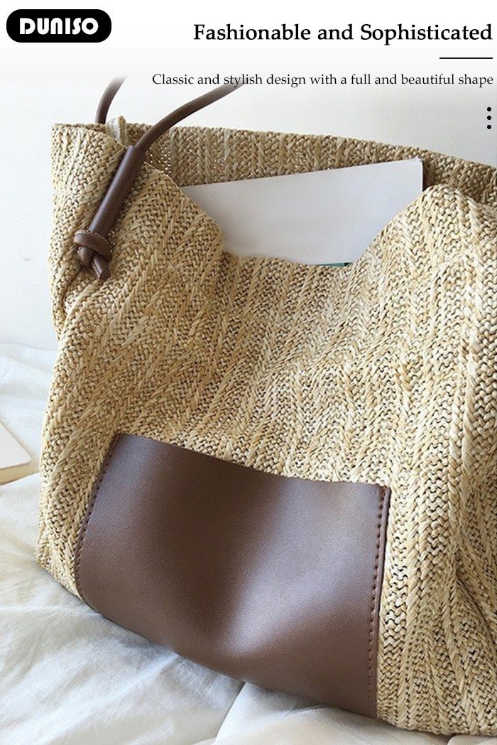 DUNISO Women's Tote Bag Handbag For Women Large Capacity Crossbody Bag Fashionable Travel Large Capacity Shoulder Bag For Ladies Girls College Students - Image 5