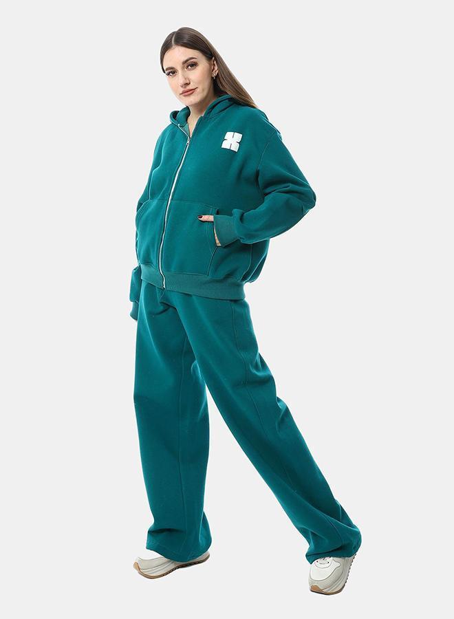 XTCY pajamas with zipper with Pants elephant leg women - Image 2