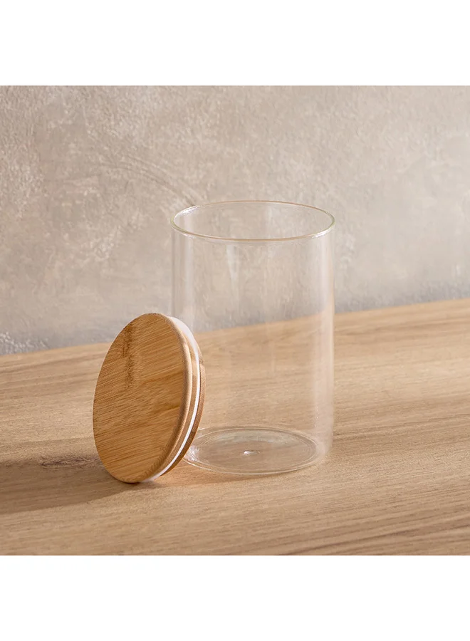 Home Box La Natura Borosilicate Glass Jar 1.15 L