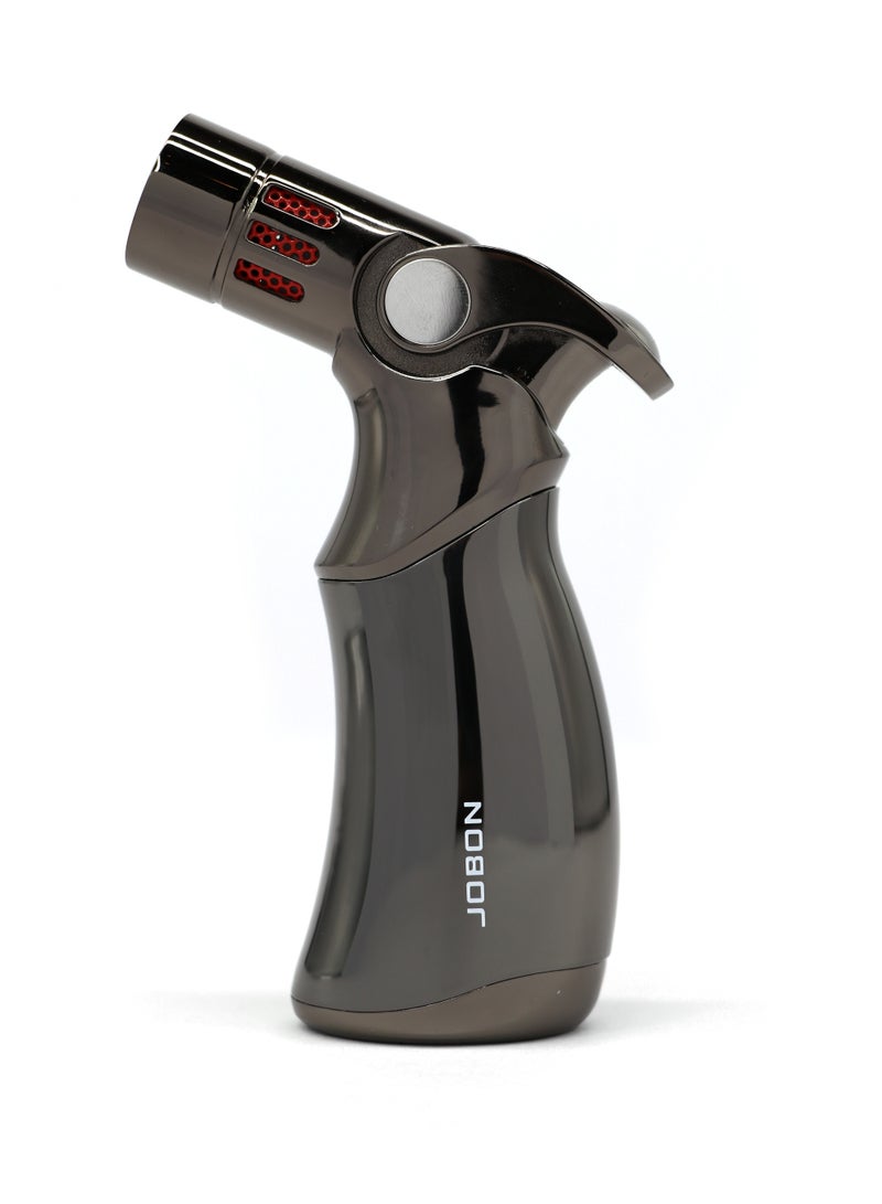 JOBON Jet Flame Windproof Butane Gas Lighter Blue Flame Refillable Lighter For BBQ - Image 1