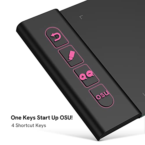 VEIKK VK430 Drawing Tablet 4x3 inch OSU Tablet, Portable Computer Graphics Tablets with 4 Shortcut Keys 8192 Levels Battery-Free Stylus Pen, Compatible with Mac/Windows/Android/Linux - Image 3