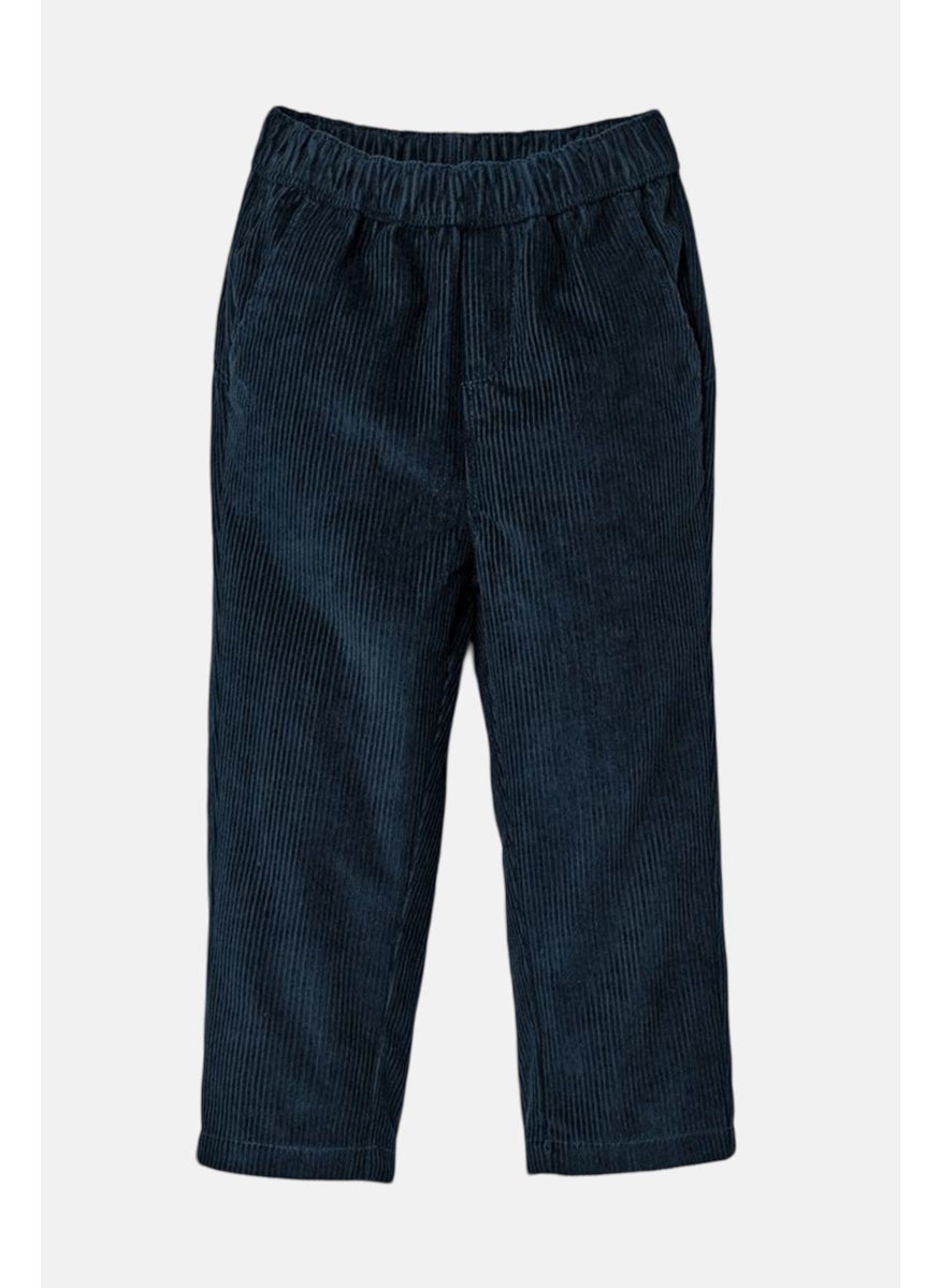 Tchibo Kids Boy Textured Pants, Navy Blue  - Image 2