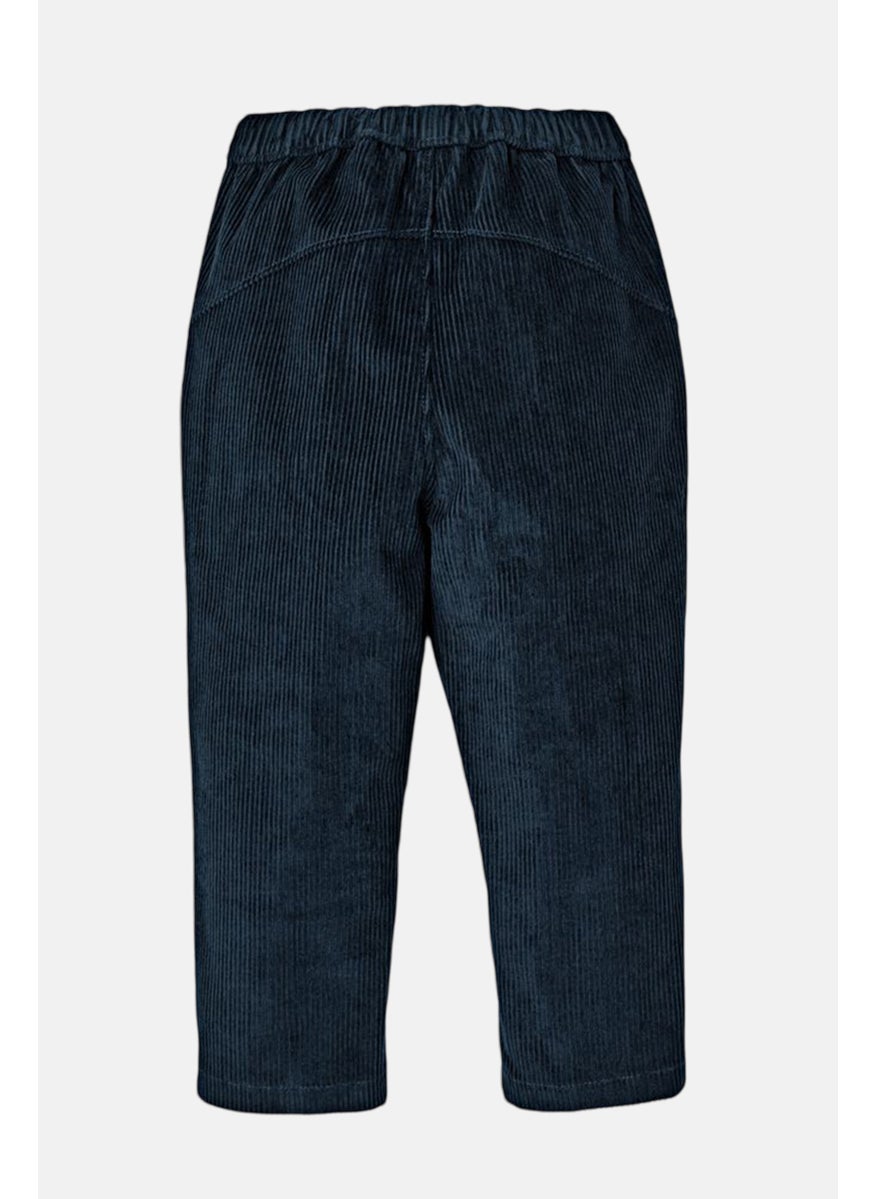 Tchibo Kids Boy Textured Pants, Navy Blue  - Image 3