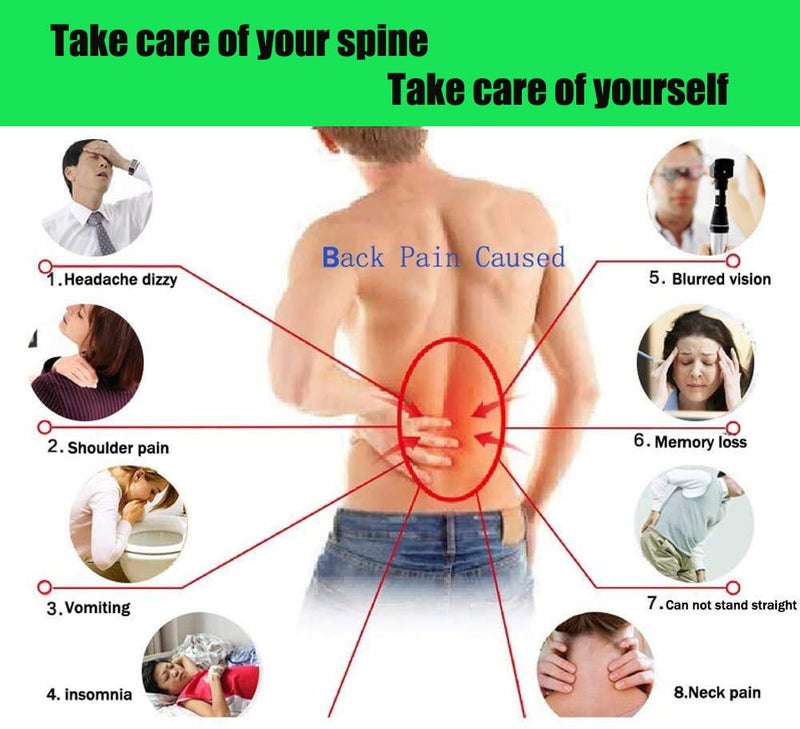 Hotoy Back Stretcher Lumbar Support Back Massager Orthopedic Back Stretcher for Back Relaxation and Lower Back Pain ReliefSciatica 3 Levels Adjustable Back Support Posture Corrector - Image 4