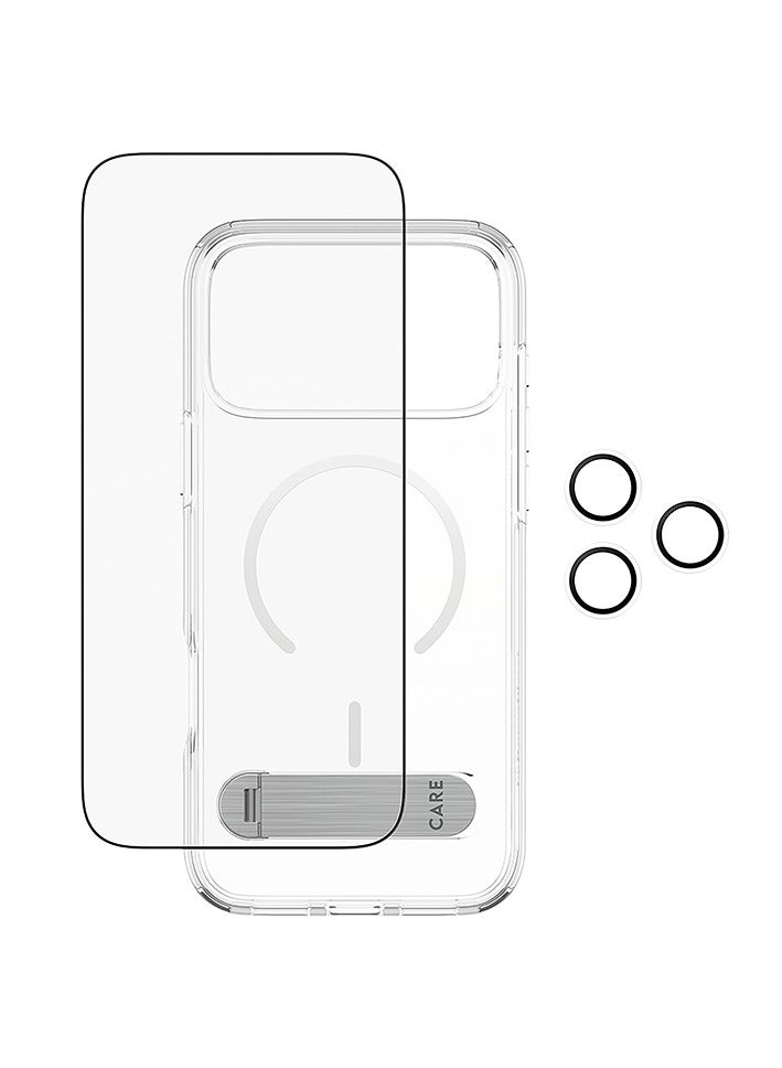 PanzerGlass CARE Protection Package 3-in-1 Feature Kick iPhone 17 Pro Max - Clear - Image 3