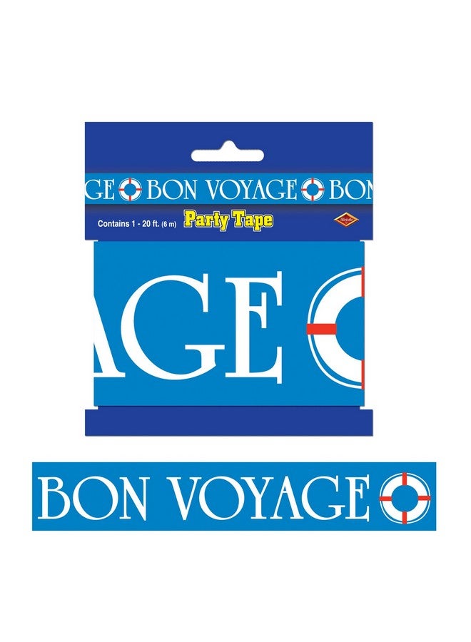 Beistle Bon Voyage Party Tape Party Accessory (1 Count) (1/Pkg) - Image 1