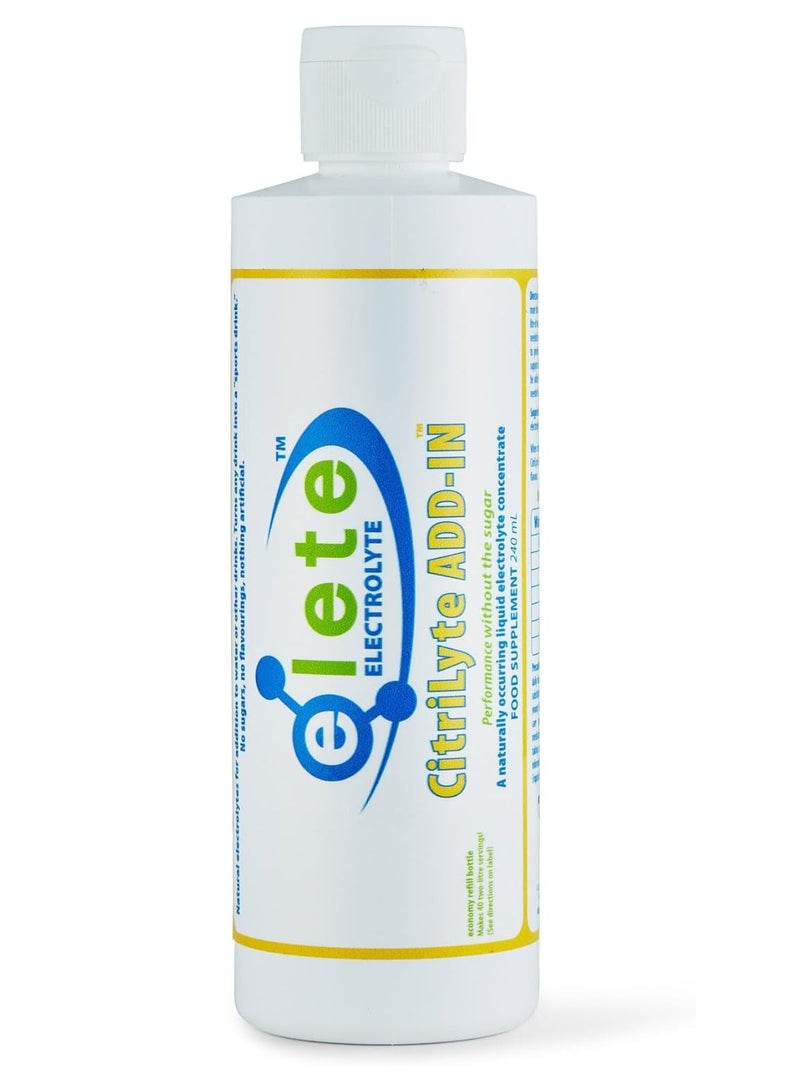 elete ELECTROLYTES CitriLyte Add-In, 240ml - Image 1